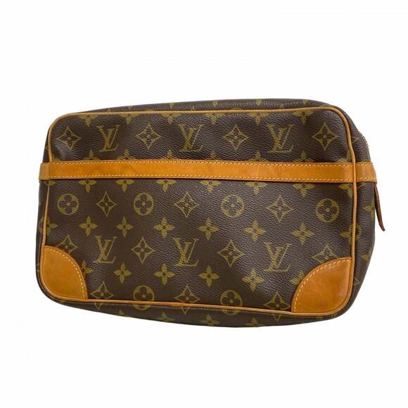 LOUIS VUITTON Brown Monogram Clutch Bag
